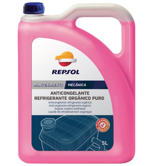 REPSOL ANTICONGELANTE REFRIGE. ORG. PURO, 5л