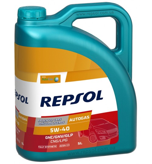 REPSOL AUTO GAS 5W40, 5л