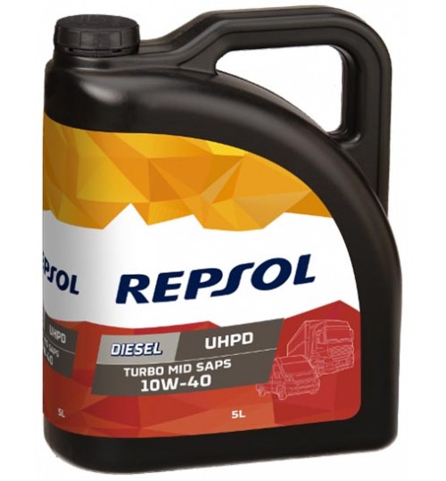 REPSOL DIESEL TURBO UHPD MID SAPS 10W40, 5л