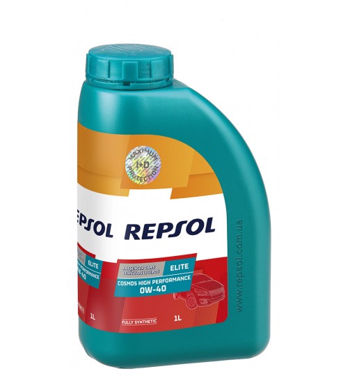 REPSOL ELITE COSMOS HIGH PERFORMANCE 0W40, 1л