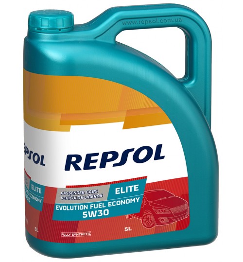 REPSOL ELITE EVOLUTION FUEL ECONOMY 5W30, 5л